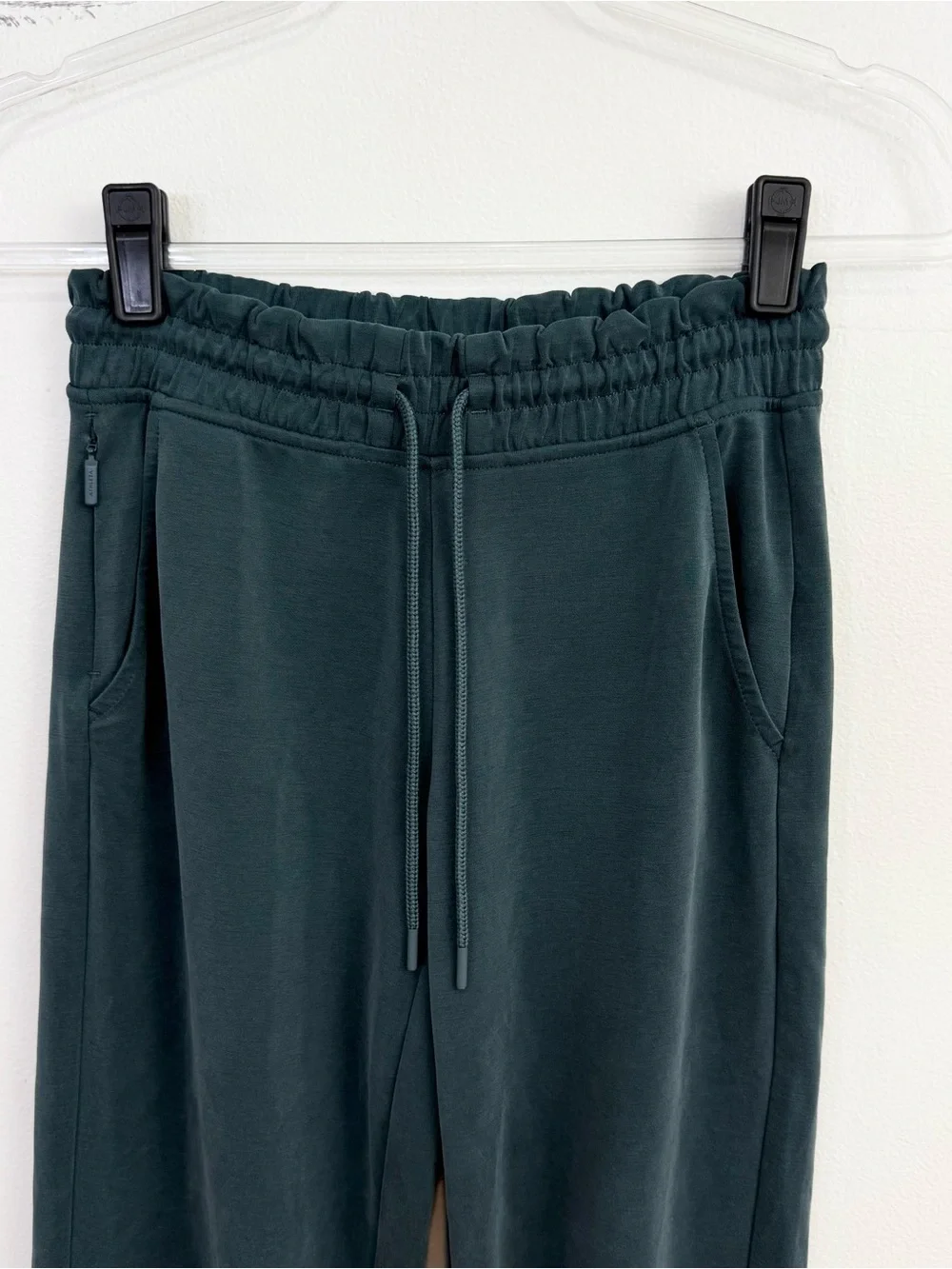 Athleta Seasoft Mid Rise Straight Pant XXS Deep Teal Green
